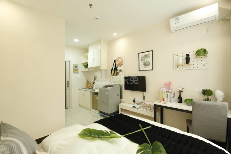 乐乎城市青年社区(东晓南河畔店)4912149卧室图3