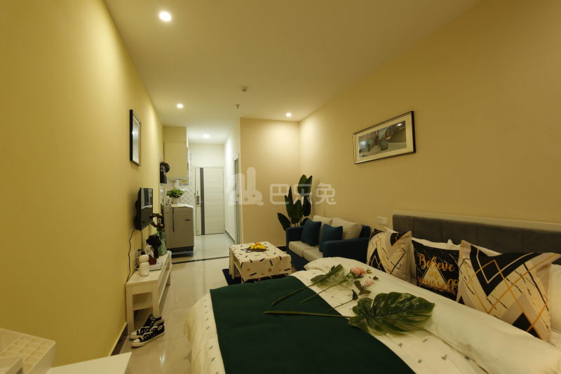 乐乎城市青年社区(东晓南河畔店)4912206卧室图2