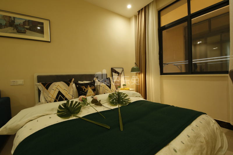 乐乎城市青年社区(东晓南河畔店)4912206卧室图3