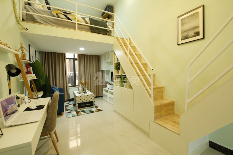 乐乎城市青年社区(东晓南河畔店)4912369客厅图4