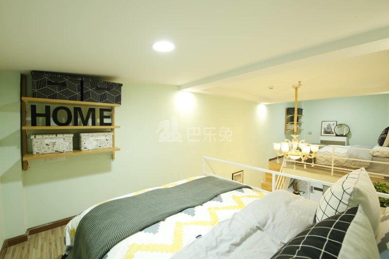 乐乎城市青年社区(东晓南河畔店)4912369卧室图1