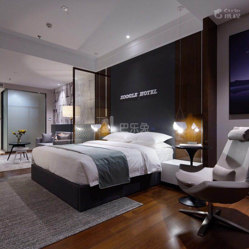 组歌酒店式公寓（金泊湾店）4925641卧室图1