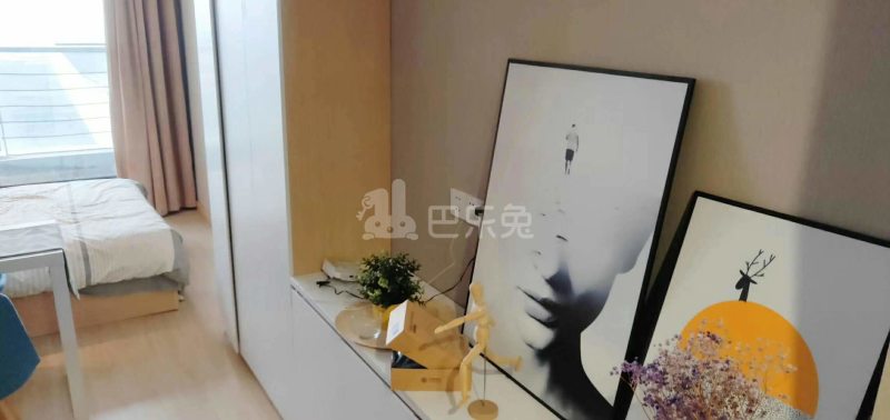 哈租客公寓(中大银泰城店)5279439卧室图2