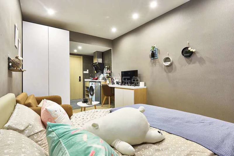 哈租客公寓（城西银泰店）5291325卧室图4