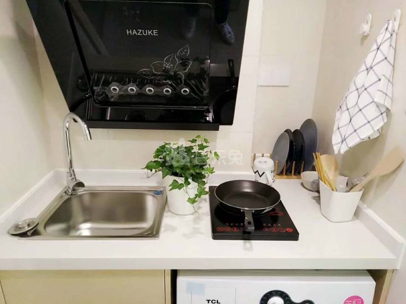 哈租客公寓（城西银泰店）5291326厨房图7