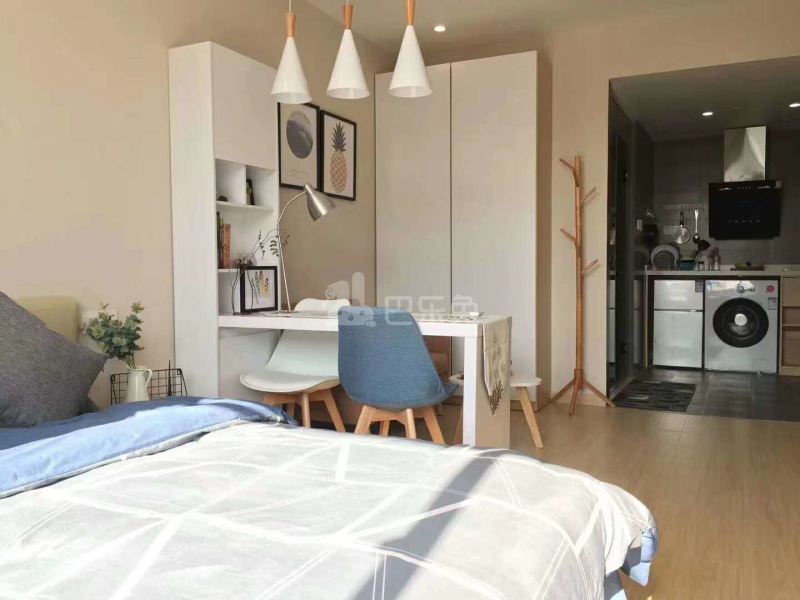 哈租客公寓（城西银泰店）5291331卧室图2