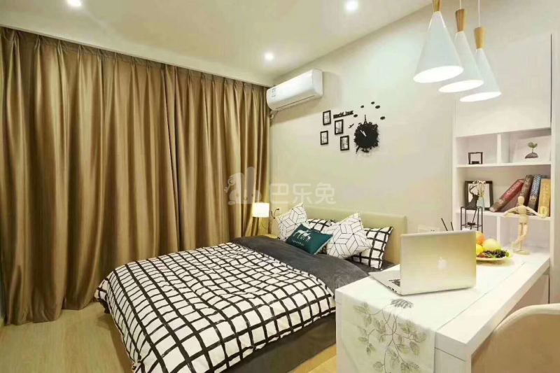 哈租客公寓（城西银泰店）5291331卧室图4