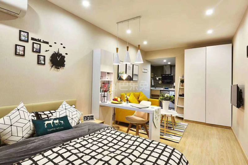 哈租客公寓（城西银泰店）5291331卧室图5