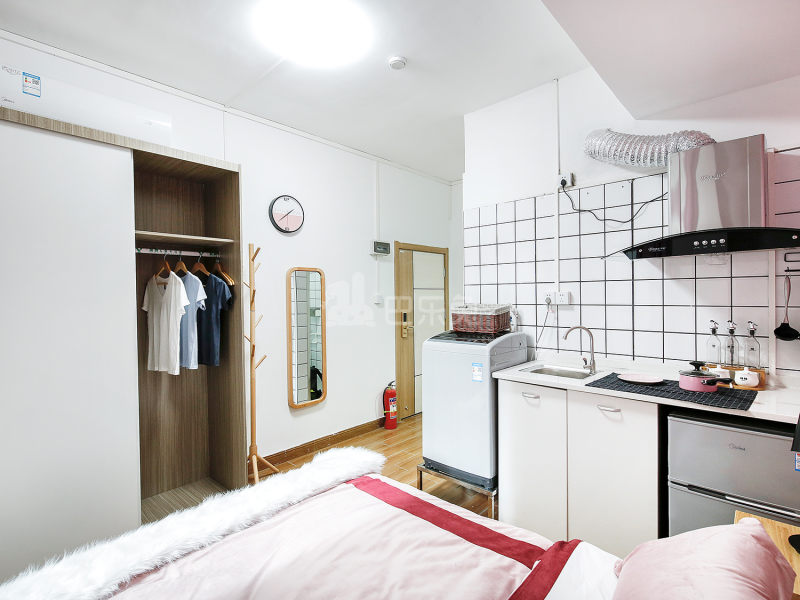 乐乎城市青年社区（黄埔古港店）5635343卧室图4