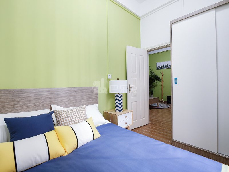 乐乎城市青年社区（黄埔古港店）5635500卧室图2