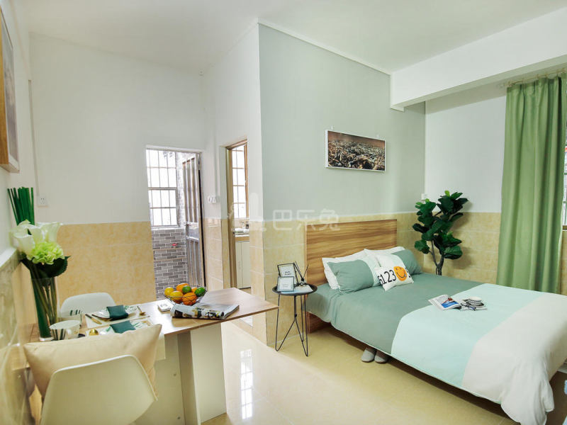 乐乎城市青年社区（黄埔古港店）5635589卧室图0