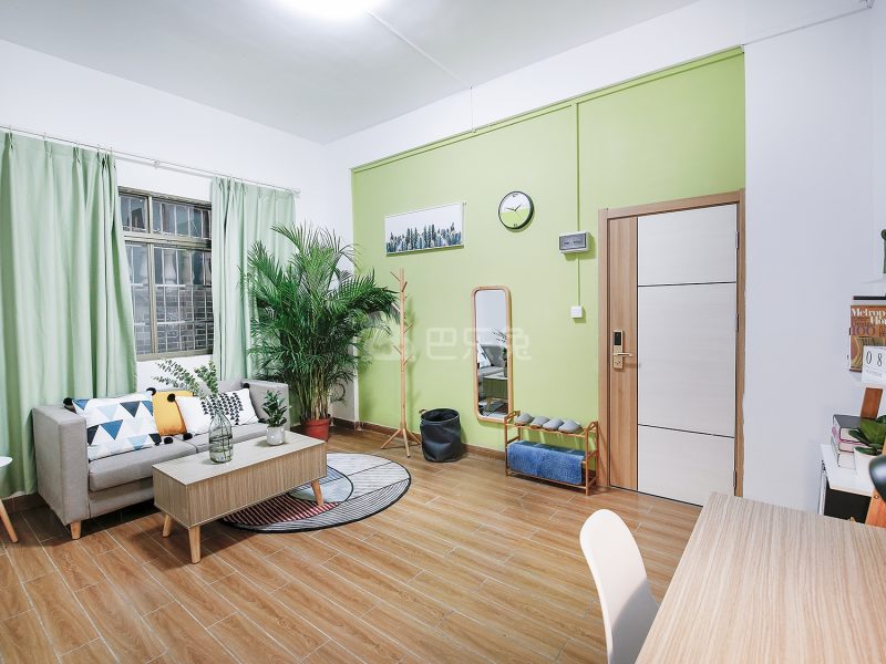 乐乎城市青年社区（黄埔古港店）5635647客厅图2