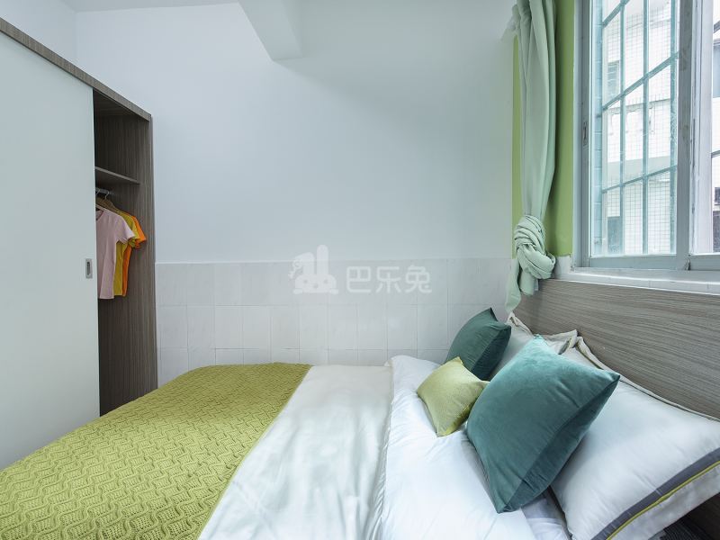 乐乎城市青年社区（黄埔古港店）5635647卧室图1