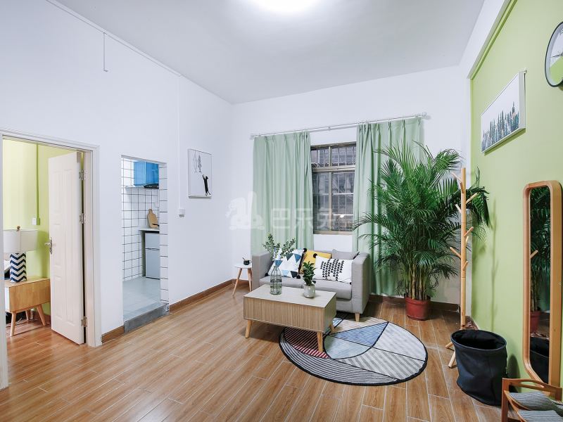 乐乎城市青年社区（黄埔古港店）5635647客厅图5