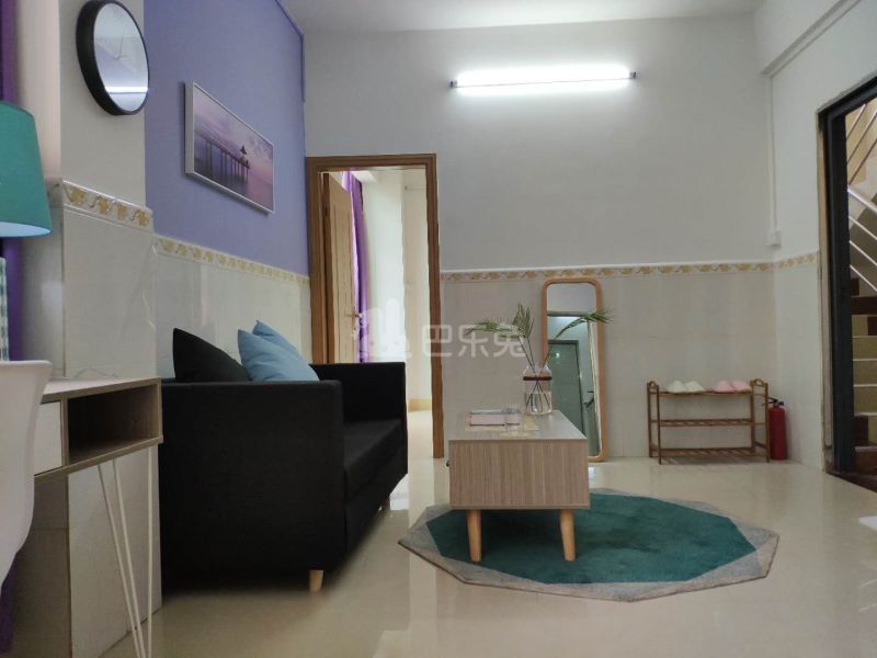 乐乎城市青年社区（黄埔古港店）5635684客厅图2