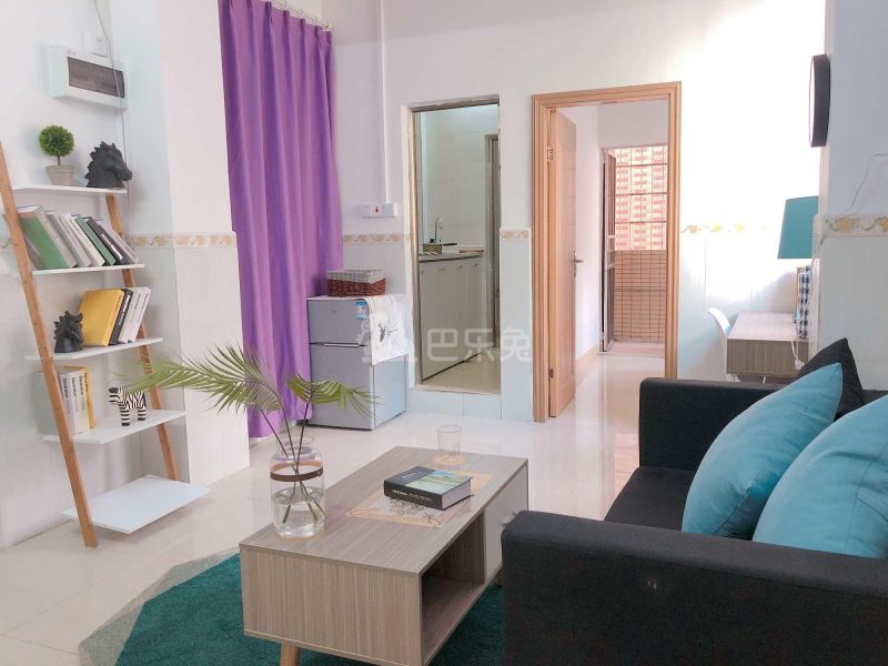 乐乎城市青年社区（黄埔古港店）5635684客厅图3