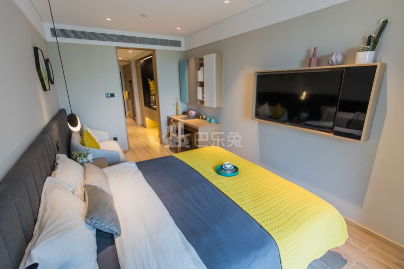 城家高级公寓杭州九和路地铁站店5826674卧室图0