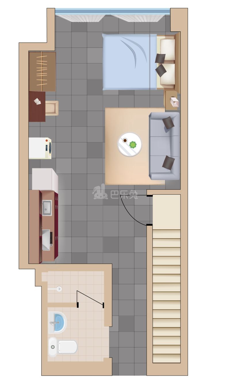 龙湖冠寓广州万博店6020671周边环境图25
