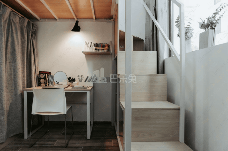 泊寓萨家湾店6387445卧室图2