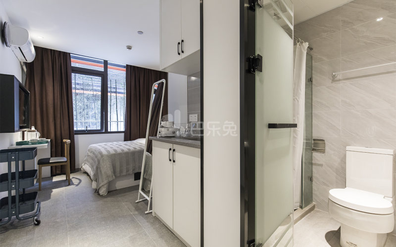 城家公寓杭州武林广场店6468146卧室图3