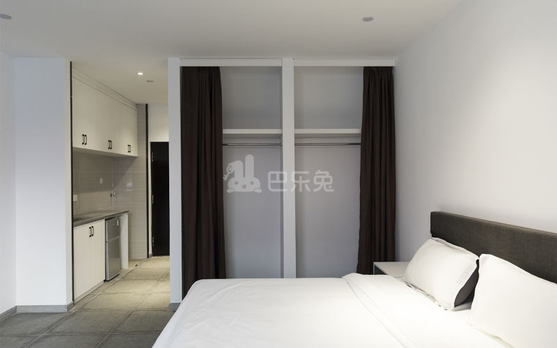 城家公寓杭州武林广场店6468147卧室图0