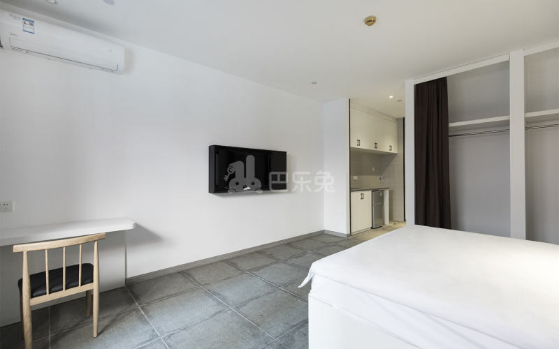 城家公寓杭州武林广场店6468147卧室图2