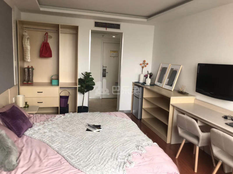 乐柚公寓益乐店6714208卧室图2