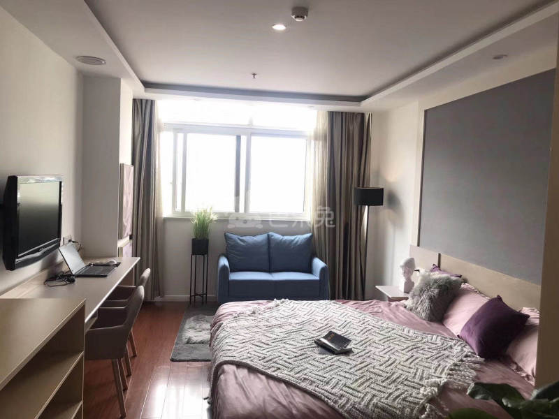 乐柚公寓益乐店6714208卧室图3