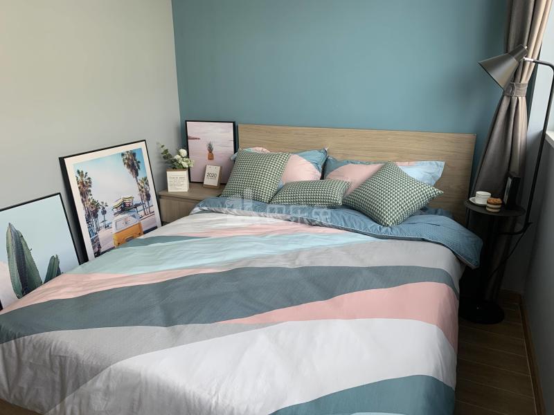 乐柚公寓杭州南站店6714742卧室图2