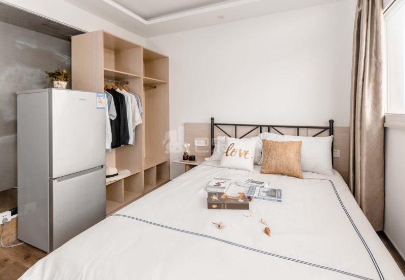 乐柚公寓益乐店6718639卧室图1