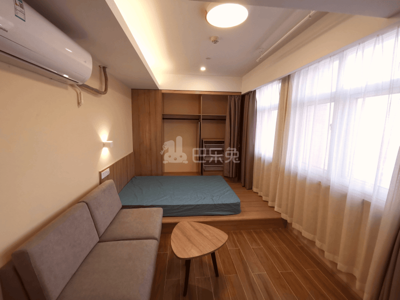 乐柚公寓文晖店6720045卧室图1