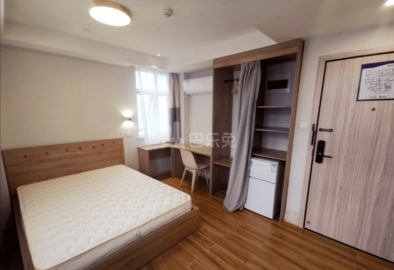 乐柚公寓文晖店6720174卧室图2