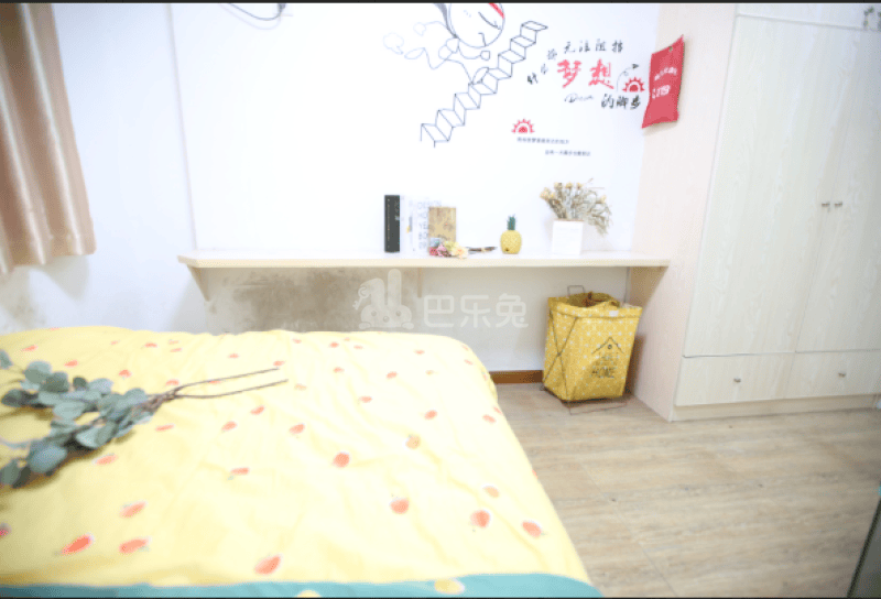 E+青年公寓建国北路店6828100卧室图6