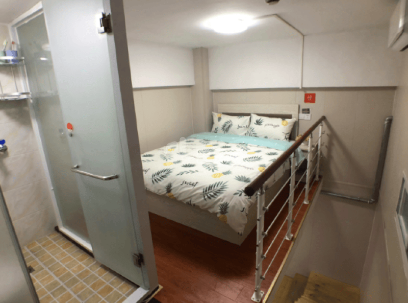 E+青年公寓勾庄店6828138卧室图1