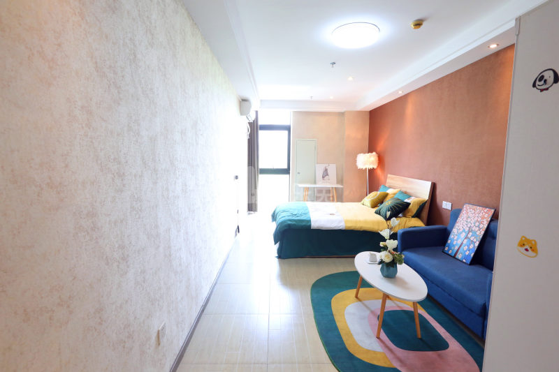 壹家公寓金鸡路店7329844卧室图3