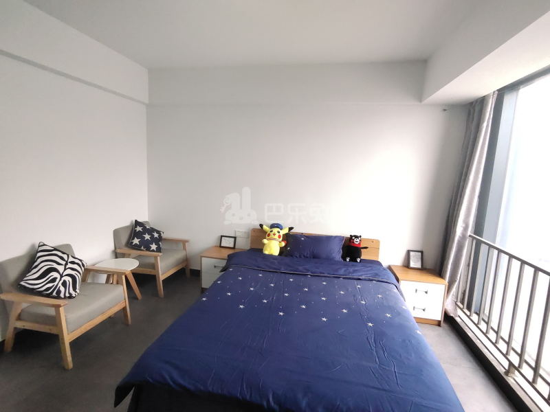 城家公寓青果杭州滨江宝龙城联庄地铁站店7341223卧室图2