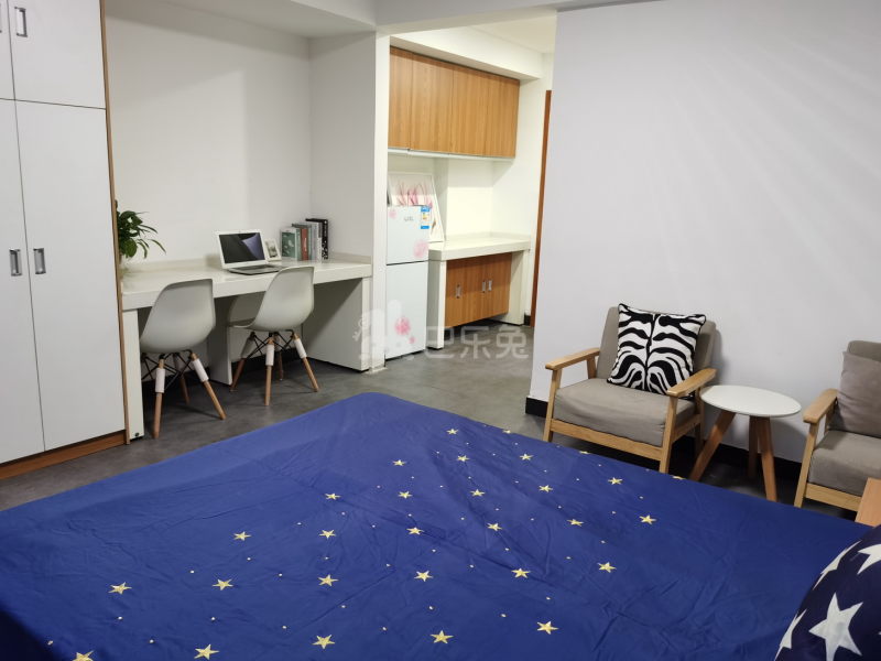 城家公寓青果杭州滨江宝龙城联庄地铁站店7341223卧室图3