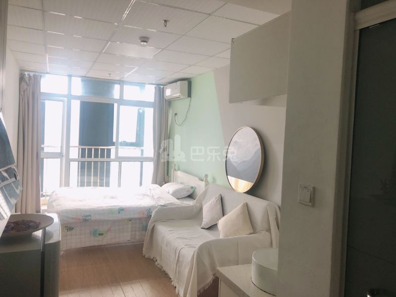 城家公寓青果杭州浦沿地铁站店7341458卧室图0