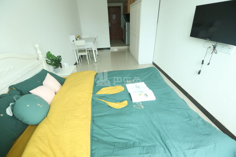 壹家公寓新华广场店7342224卧室图0