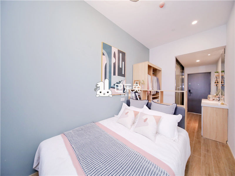 上海松江_柚米寓(九亭中心店)_1室1厅1卫_公寓朝南_亭北路99弄九亭