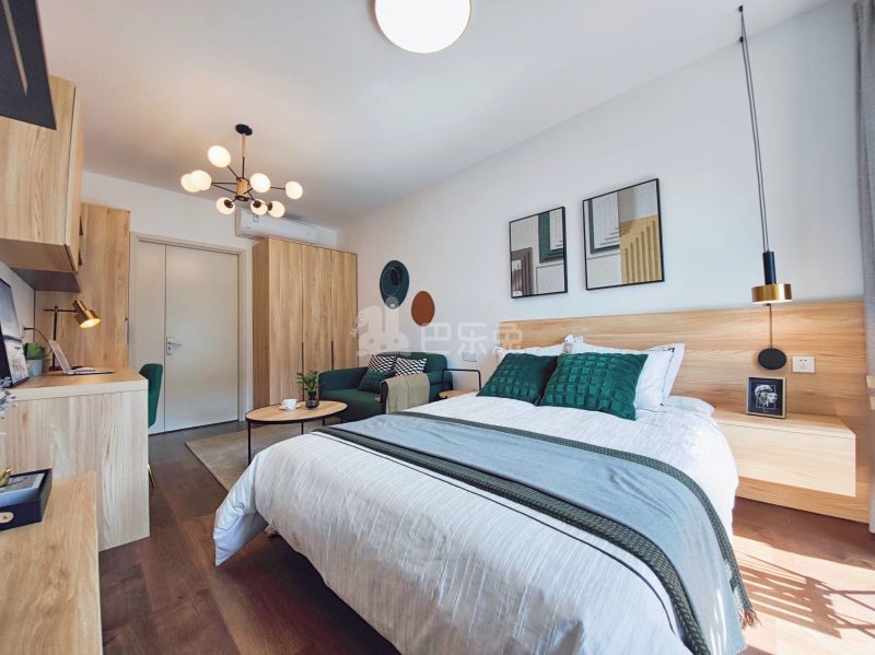 美好生活公寓（绿城和庐店）7690436卧室图2