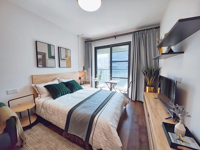 美好生活公寓（绿城和庐店）7690436卧室图4