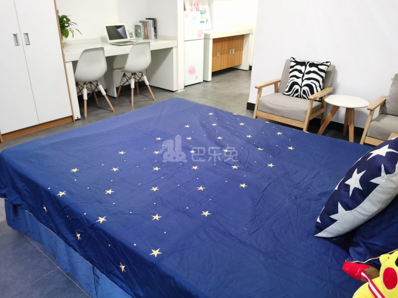 城家公寓青果杭州滨江宝龙城联庄地铁站店8001100卧室图1