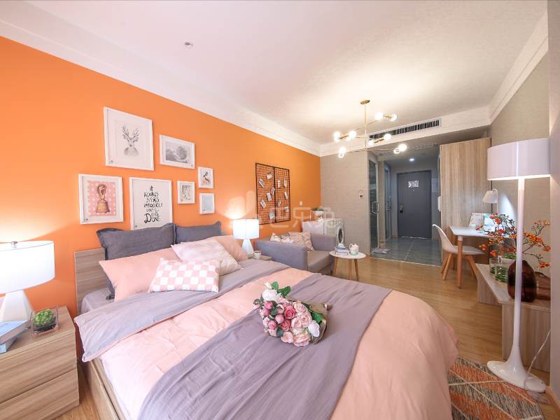 城家公寓广州番禺节能科技园店8041326卧室图0