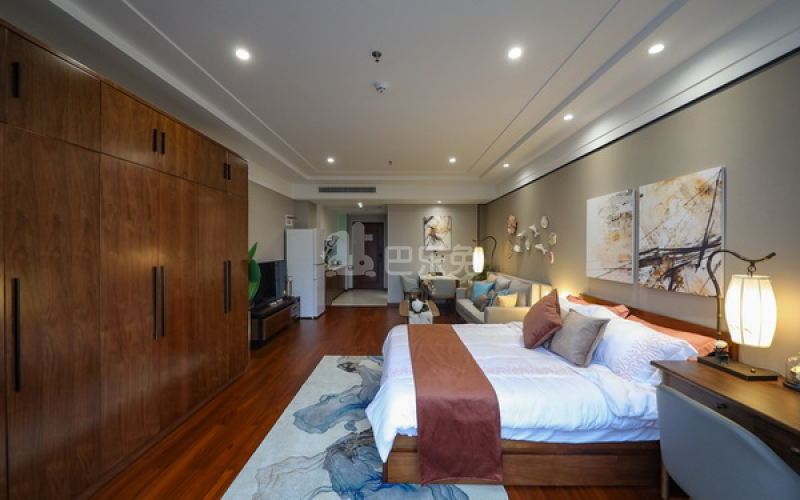 城家公寓（番禺大道公寓酒店）8042237卧室图1