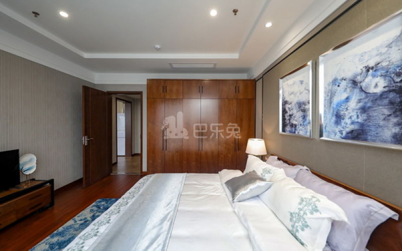 城家公寓（番禺大道公寓酒店）8042277卧室图1