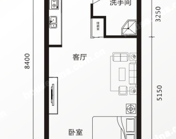 龙隐公寓（未来科技城店） 1室0厅0卫
